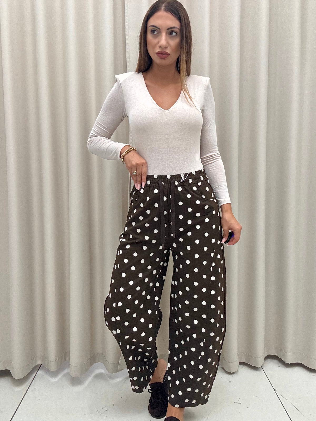 Pantalone Ballon Pois