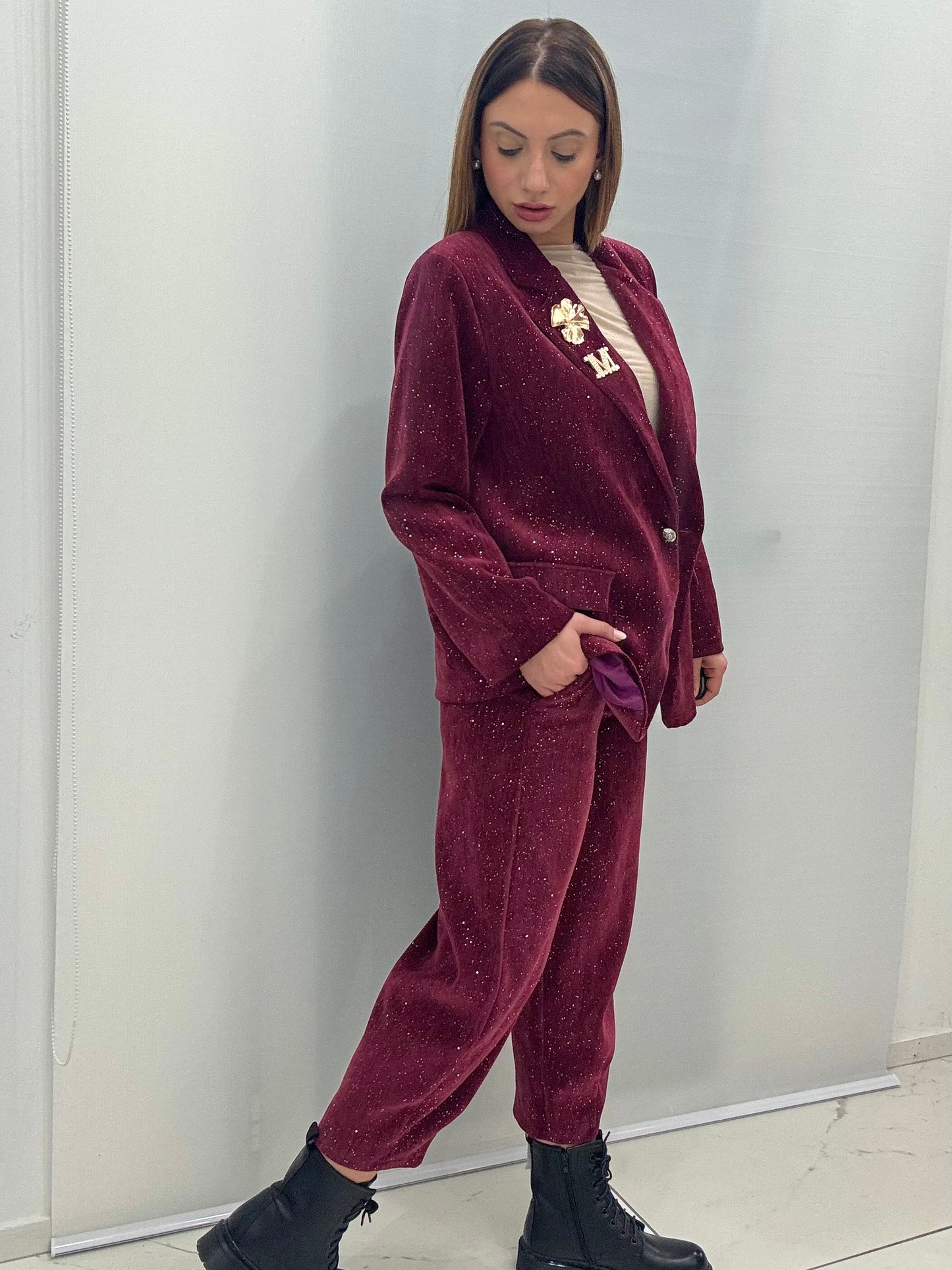 Tailleur Magic Bordeaux