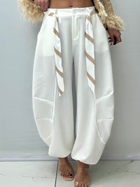 Pantalone Ballon Chic Bianco