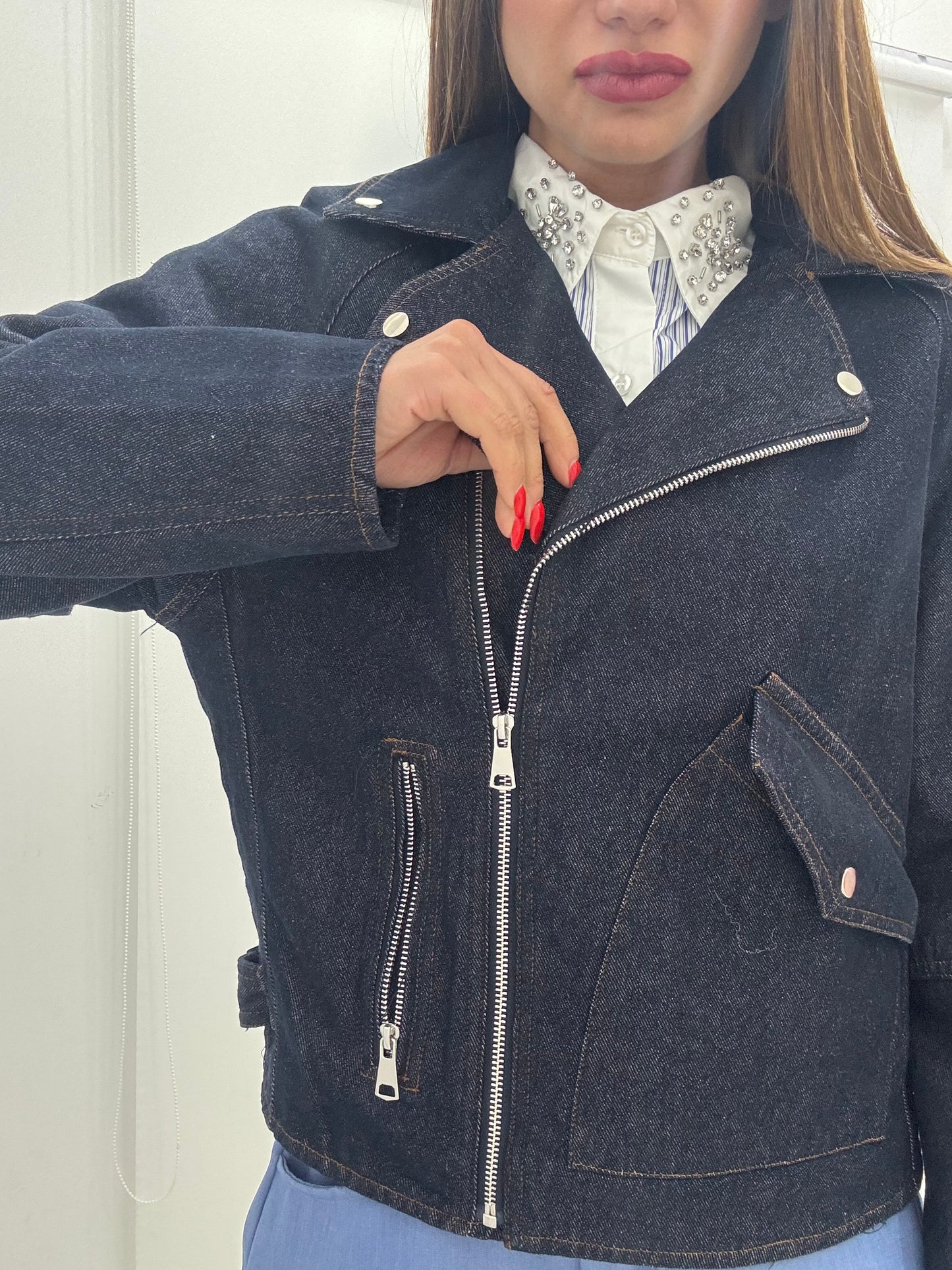 Giubbino Denim Sport