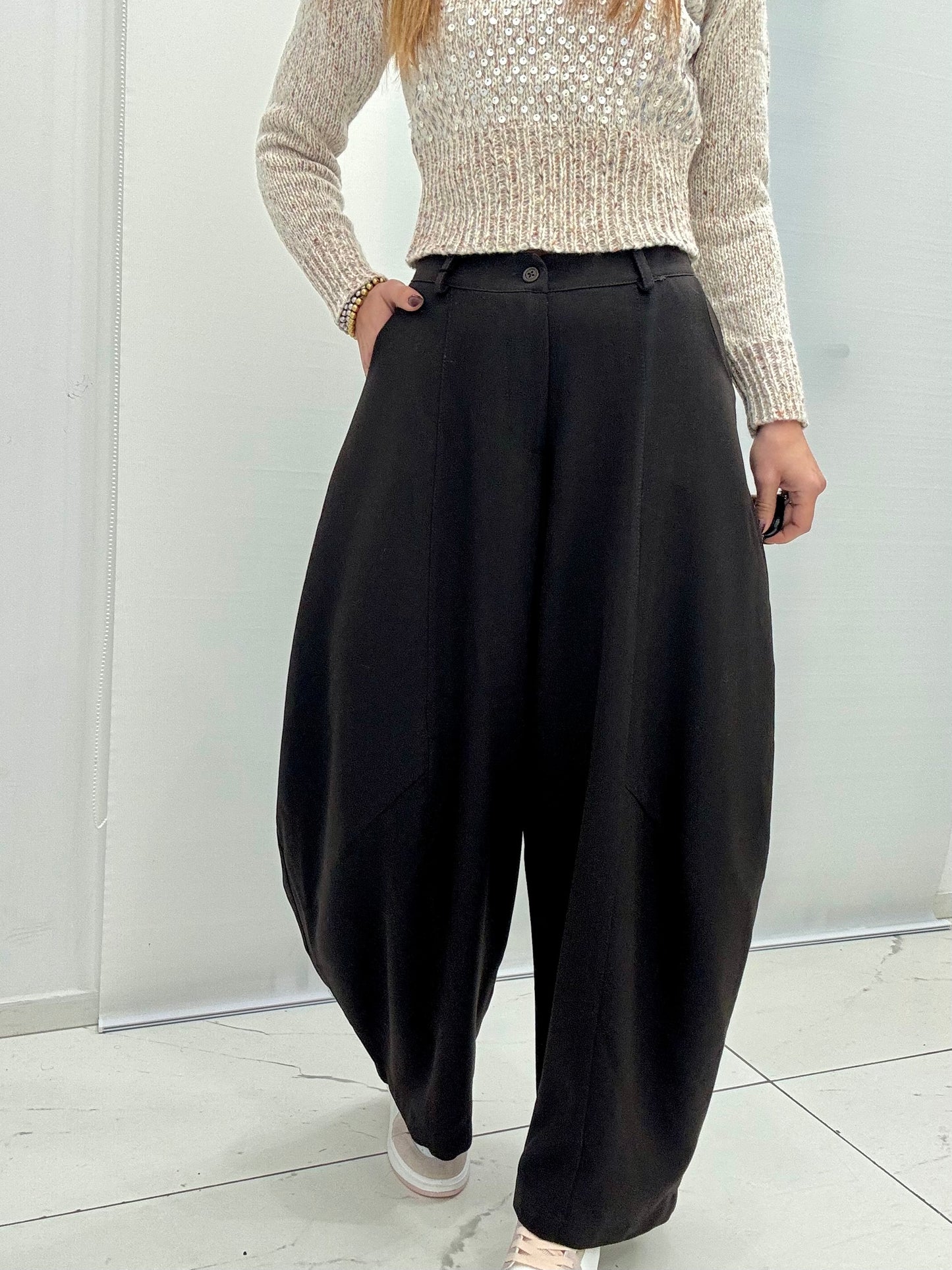 Pantalone Ballon art.66690 Marrone