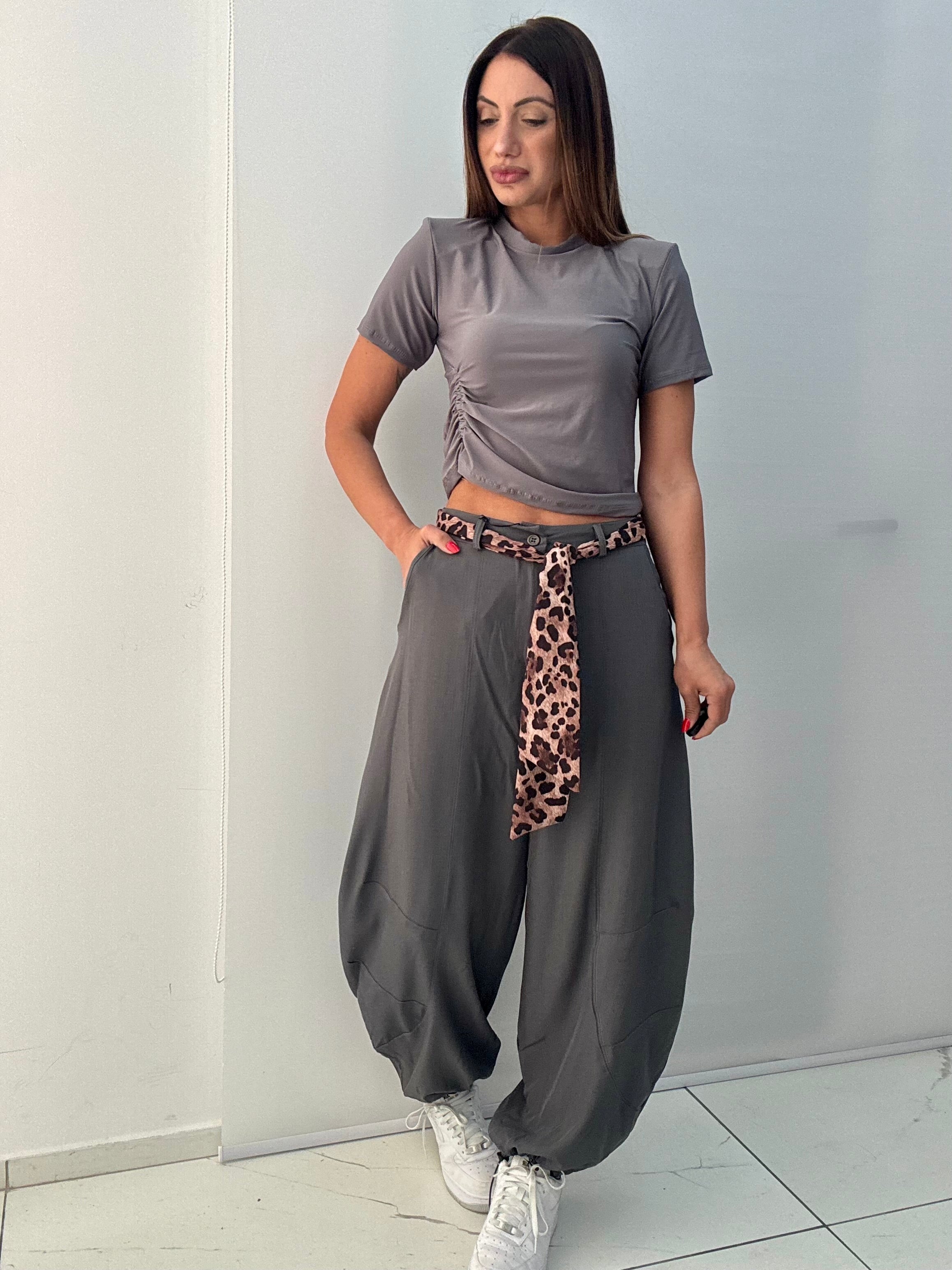 Pantalone Ballon Animalier