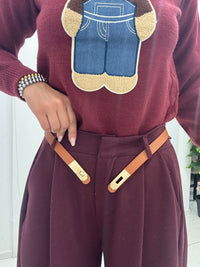 Pantalone Blair2 Bordeaux