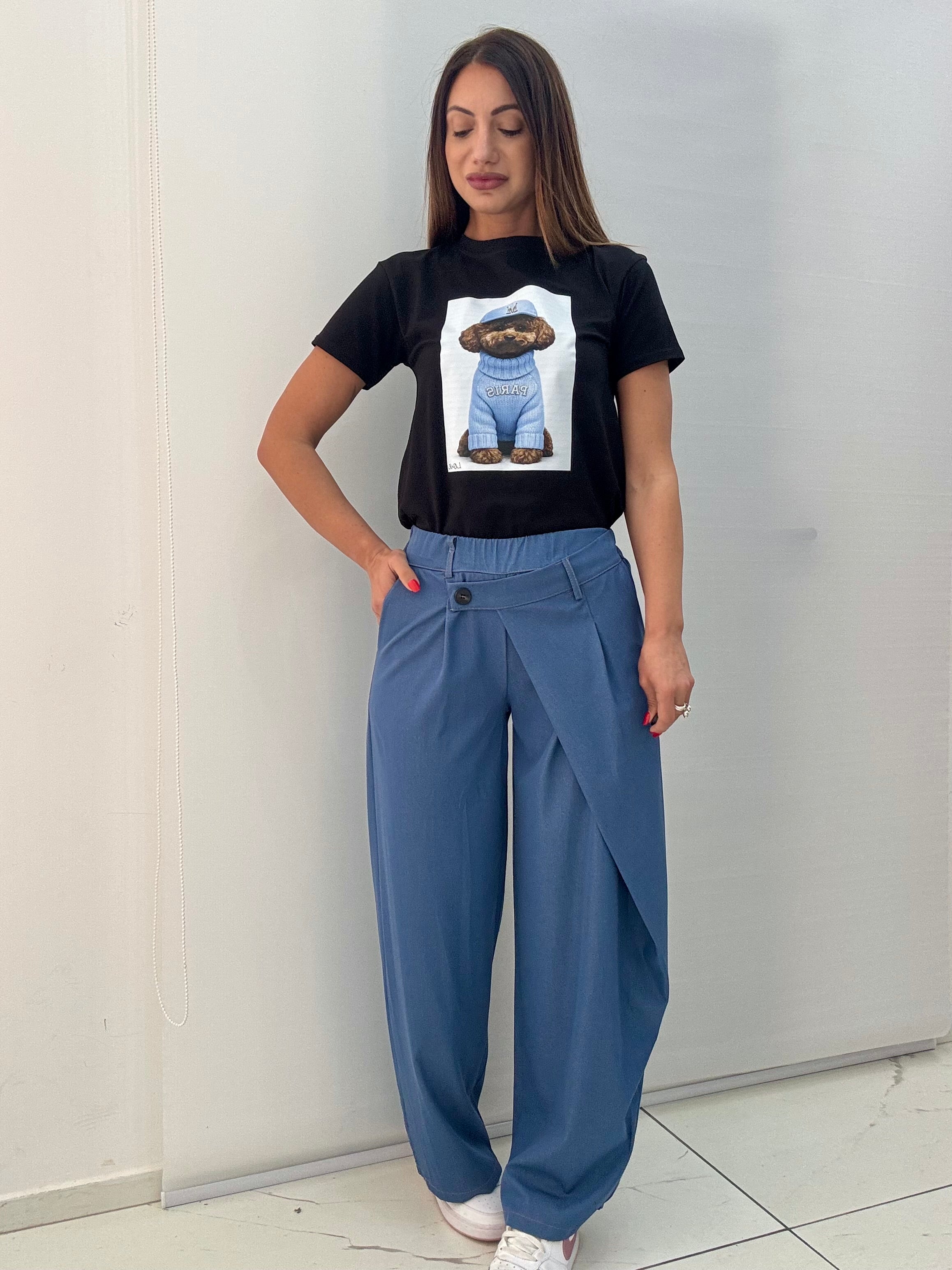 Pantalone Effetto Denim