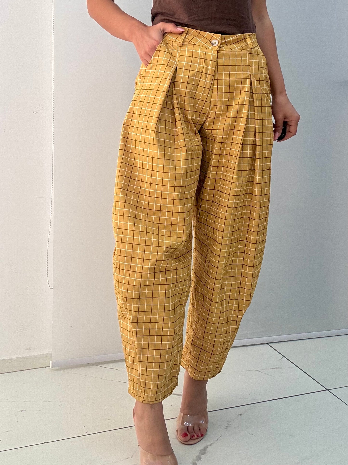 Pantalone Quadretti Just West
