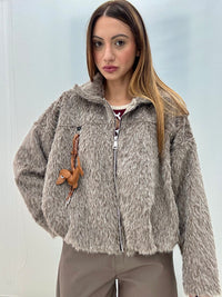 Bomber Bassotto Tortora