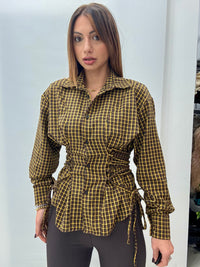 Camicia Stringata Giallo