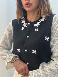 Cardigan Fiocco Nero