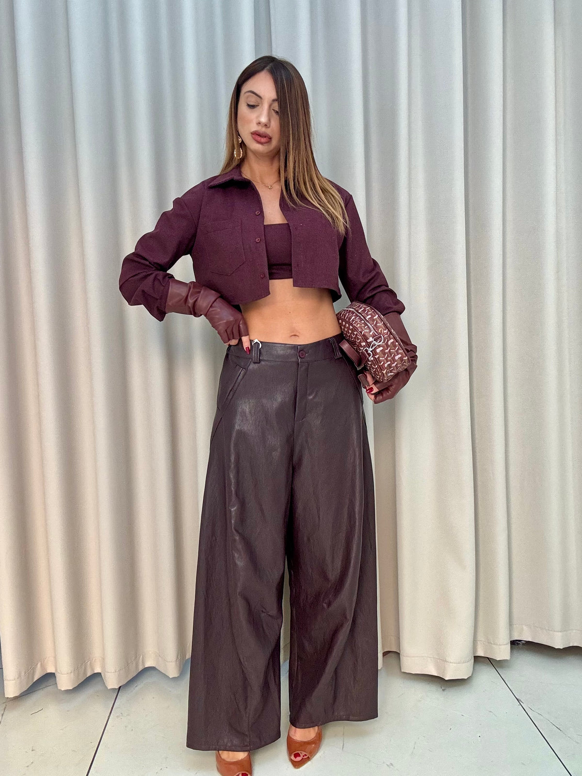 Pantalone art.10185 Burgundy