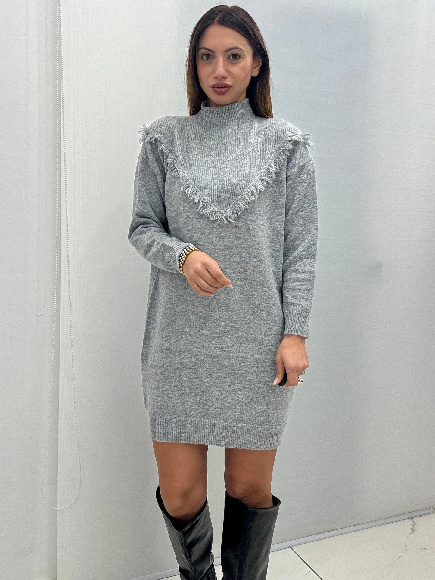 Abito Frange Grigio